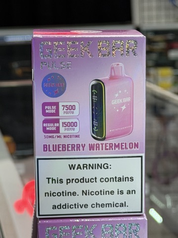 Geek Bar Pulse Blueberry Watermelon package