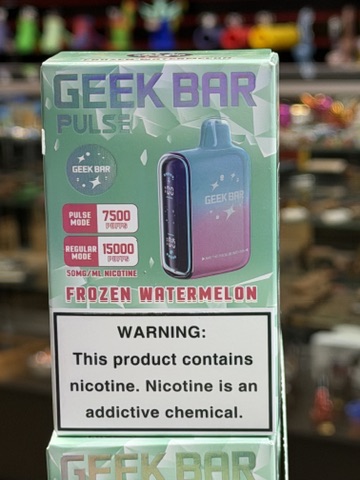 Geek Bar Pulse Frozen Watermelon package