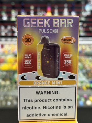 Geek Bar Pulse X Orange Mint package