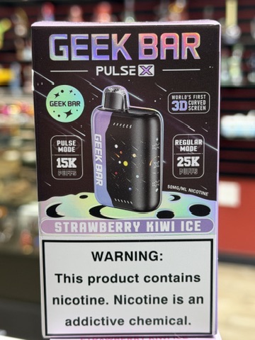 Geek Bar Pulse X Strawberry Kiwi Ice package