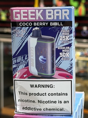 Geek Bar Pulse X2 Coco Berry BXLL package